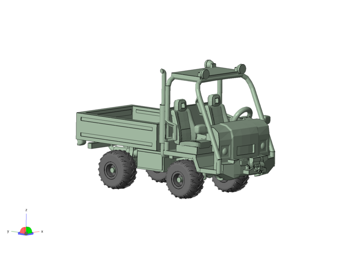 1/87 Scale Grillo-ish Utility Truck 3d printed