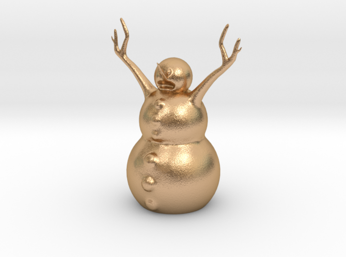 Snow Man 3d printed