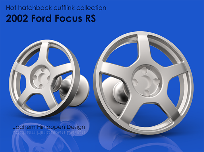 2002 Ford Focus RS Cufflinks 3d printed 