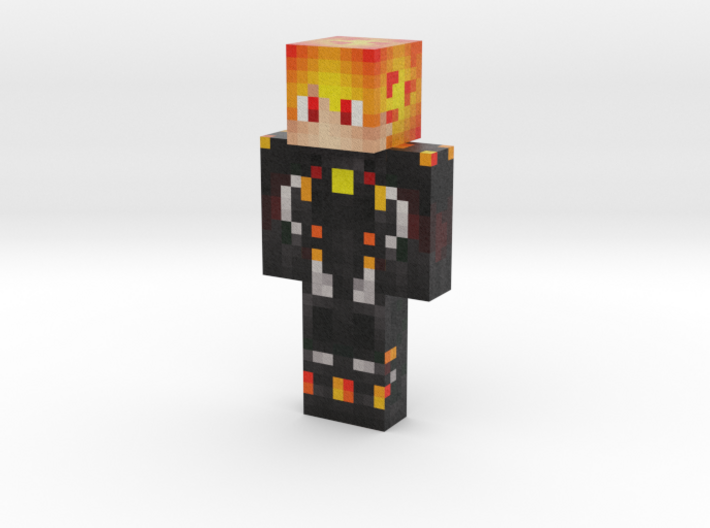 3D_fire_boy | Minecraft toy 3d printed