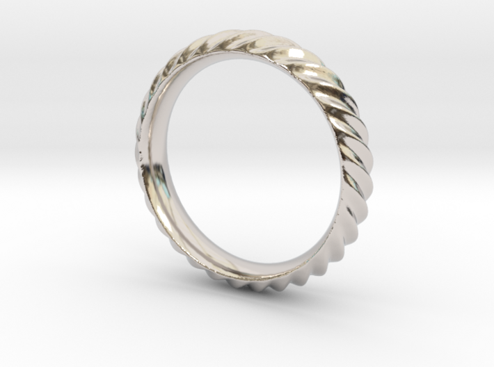 Cresta Nº3 Ring - Size 6 3d printed