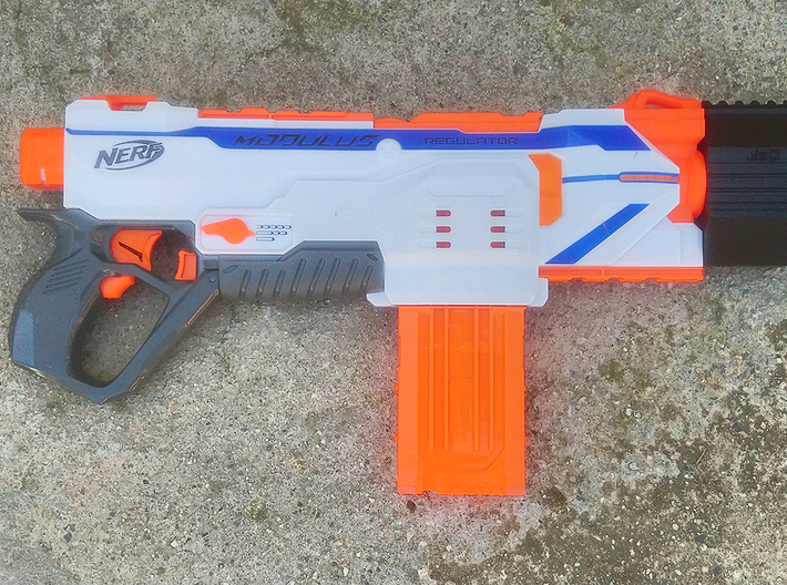 Laser Pulse Carbine Front End for Nerf Stryfe 3d printed 