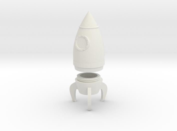 Rocket Container 3d printed