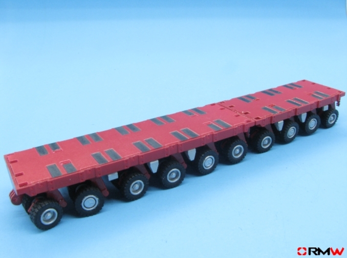 HO/1:87 spmt set 4+6 axles with 1 ppu 3d printed painted &amp; assembled (1 ppu included but not shown)