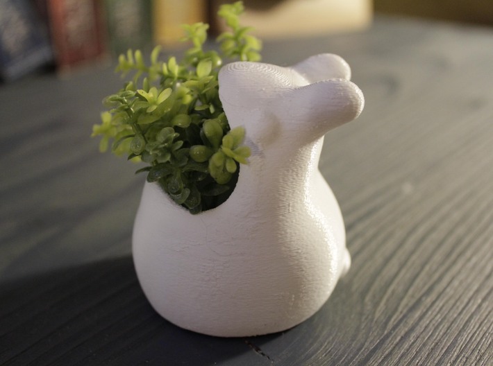 Ralph the Bunny Succulent Pot 3d printed 