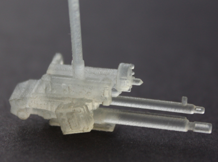 YT1300 LASER  BELLY TURRET MPC 3d printed Millennium Falcon laser belly turret painted.