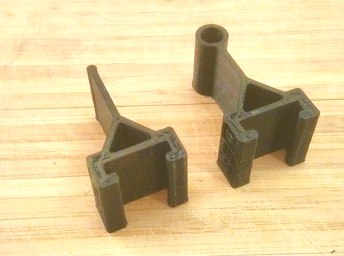 Raised Iron Sights for Nerf Rival Rail 3d printed 