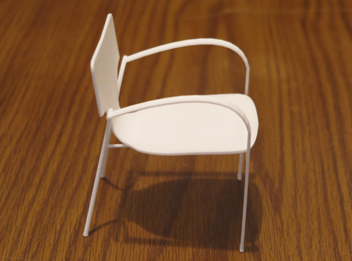 Strada Chair 3.7" tall 3d printed 