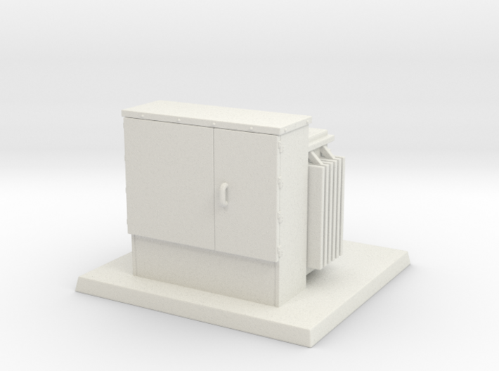 Padmount Transformer 01. 1:72 Scale 3d printed