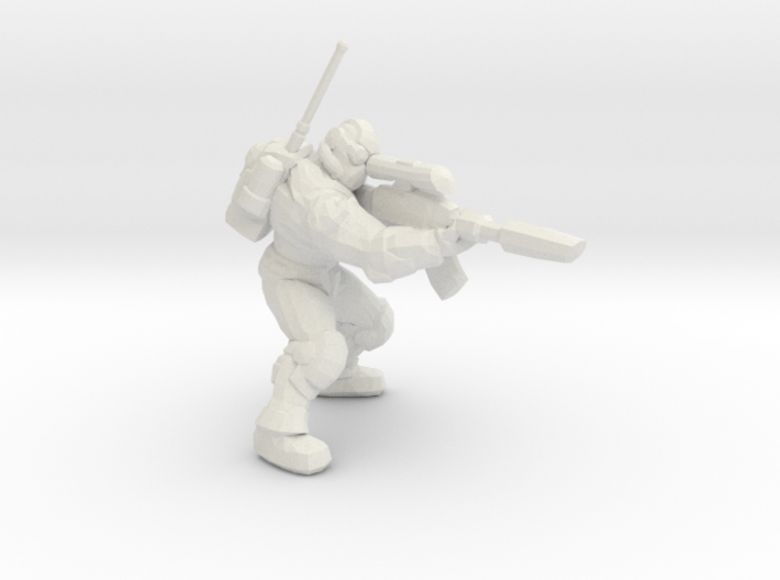 Starcraft 1/60 Ghost Nuclear Weapon Launching Pose 3d printed