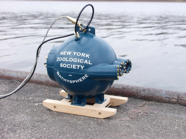 Bathysphere scale 1:8 or 1:10 3d printed finished model