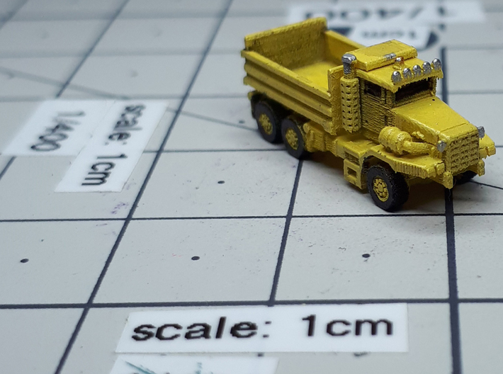 ok P 3axle dumptruck 3d printed 