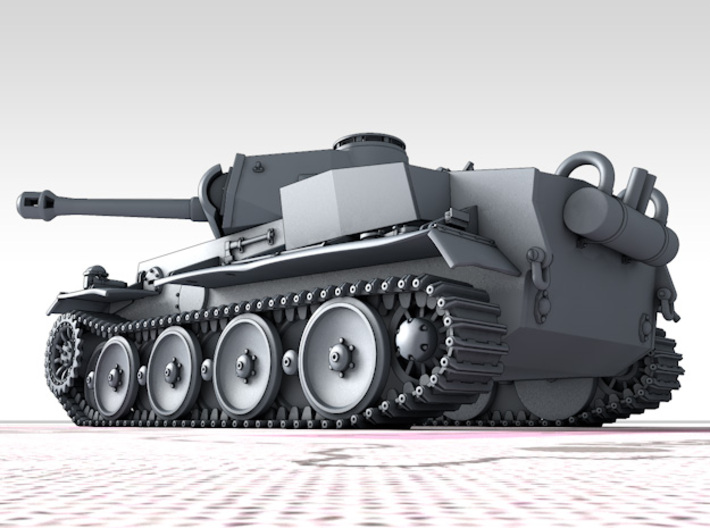 1/160 (N) Pz.Kpfw VI VK36.01 (H) 10.5cm L/28 Tank 3d printed 3d render showing product detail