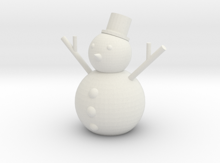 [1DAY_1CAD] SNOWMAN 3d printed