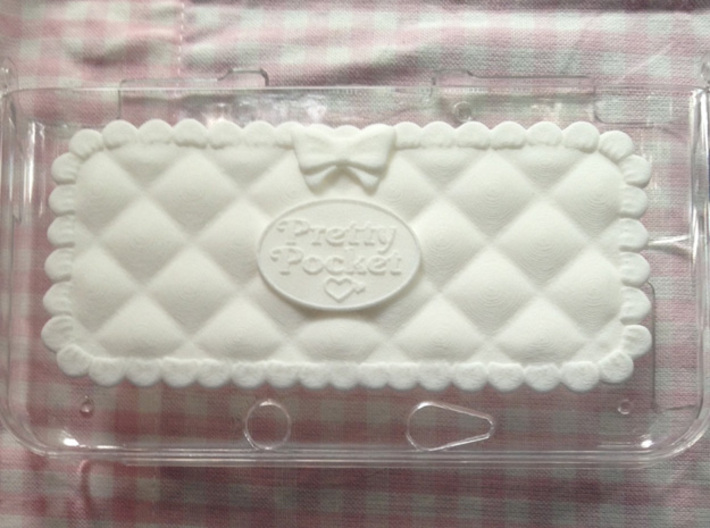 Pretty Pocket Decoration for 3DS XL 3d printed size on 3dsxl case