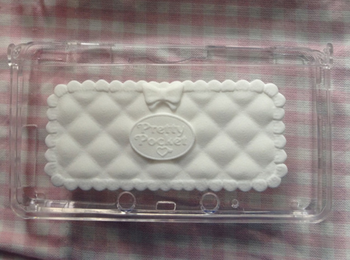 Pretty Pocket Decoration for 3DS 3d printed Size on a 3ds case