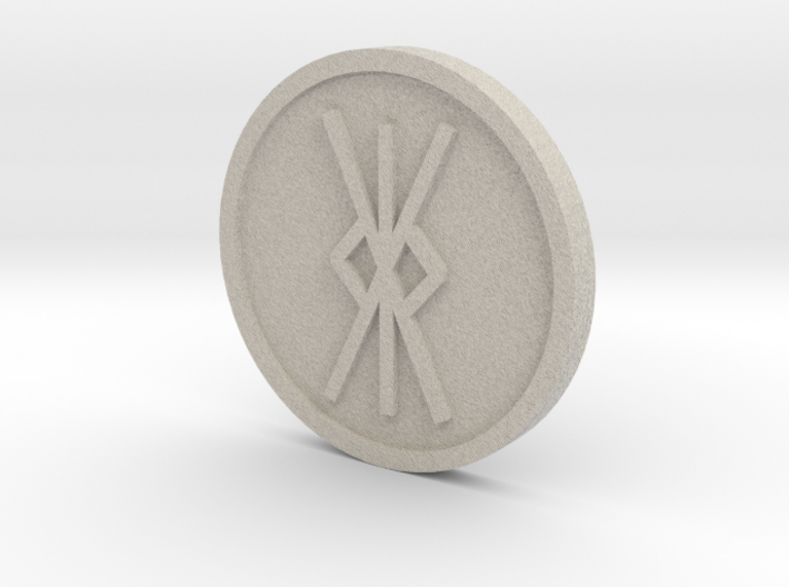 Kalk [kk] Coin (Anglo Saxon) 3d printed
