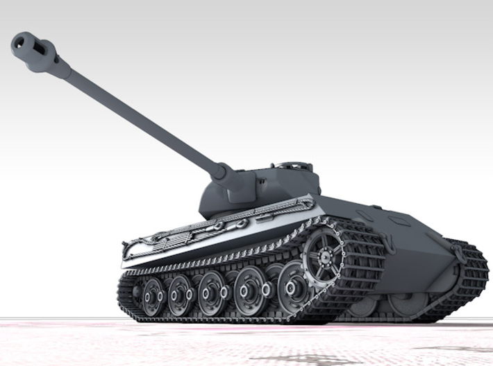 1/160 (N) German VK 45.03 (H) Heavy Tank 3d printed 3d render showing product detail