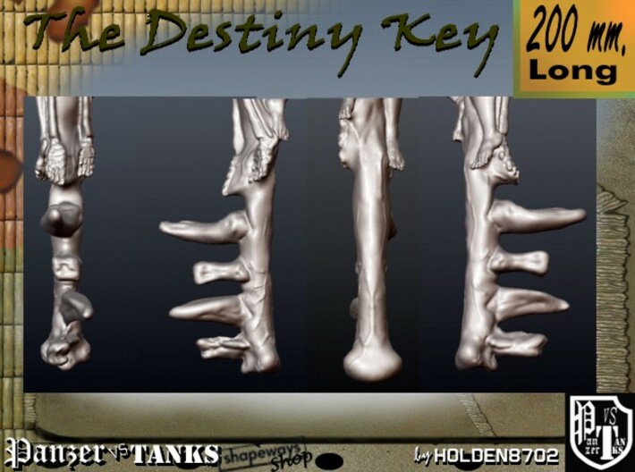 The Destiny Key 20 cm 3d printed 