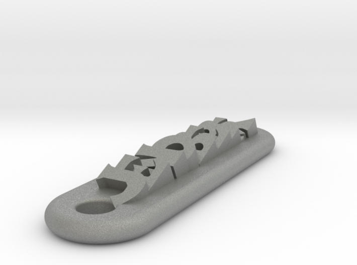 JENOBEBA Personalized keychain embossed letters 3d printed