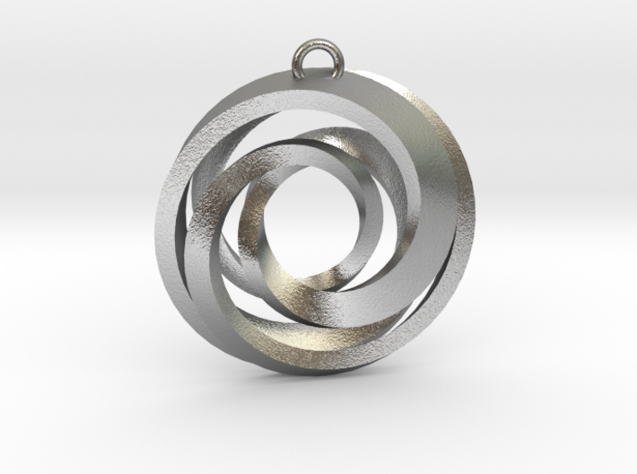 Geometrical pendant no.22 3d printed