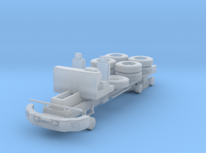 CAT CT660 Chassis 2 axle 1-87 HO Scale 3d printed