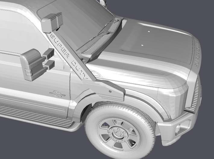 1/10 Snorkel Ford Excursion 3d printed 