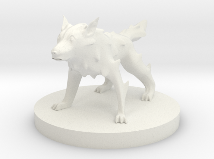 Wolf - Midnight Wolf 3d printed
