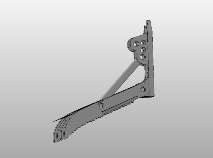 1:50 Manual thumb for NZG Cat 325/B/C 3d printed 