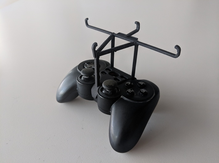 Controller mount for F710 & Realme C2 - Top 3d printed Over the top - barebones