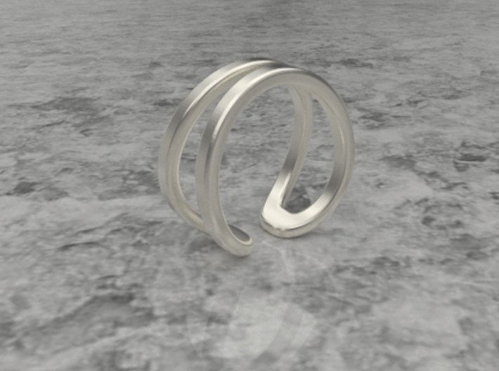 Double ring 3d printed 
