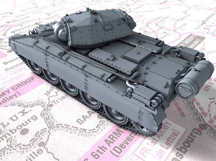 1/160 (N) British Crusader Mk II Medium Tank 3d printed 1/160 (N) British Crusader Mk II Medium Tank