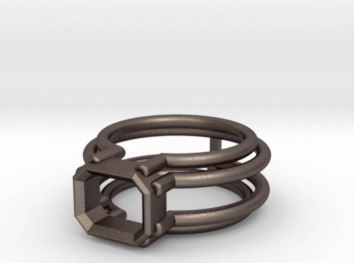 EMPTY RING - SIZE 8 3d printed 