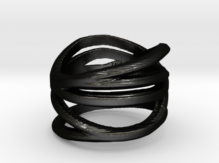 Strands Ring Size 8 3d printed