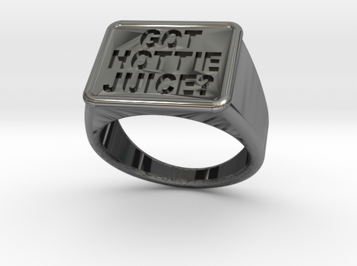Got Hottie Juice? Ring 3d printed