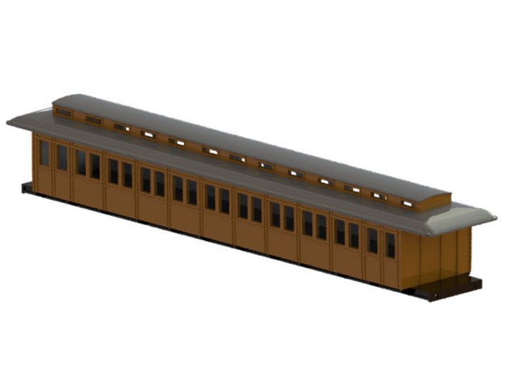 Co4 - Swedish passenger wagon 3d printed CAD-model