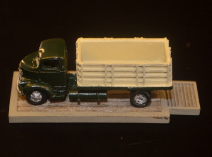N-Scale Grain Scales 3d printed Painted &amp; Detailed Production Sample w/ GHQ Grain Truck (NOT Included)