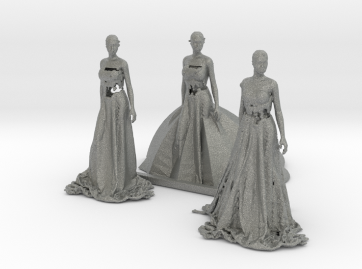 HO Scale Long Dress Females 3d printed This is a render not a picture