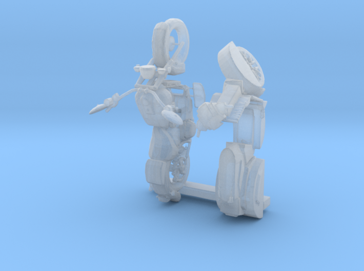 HO Scale Motorcycle &amp; Scooter 3d printed This is a render not a picture