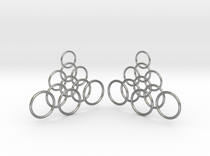 Ringy Earrings 3d printed