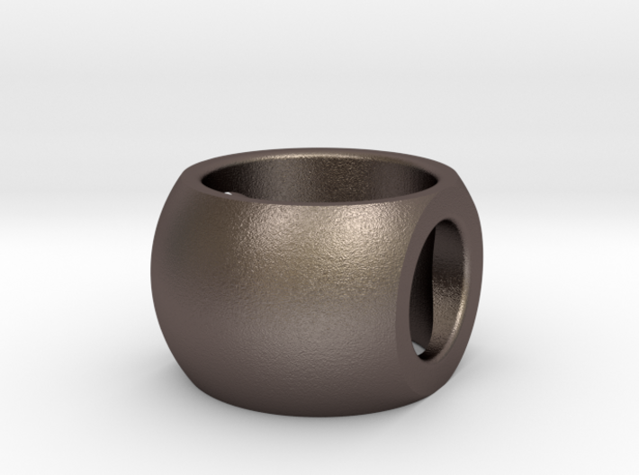 RING SPHERE 1 - SIZE 7 3d printed