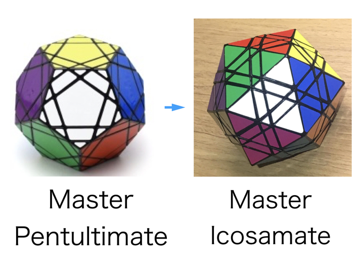 Master Icosamate modified from Master Pentultimate 3d printed 