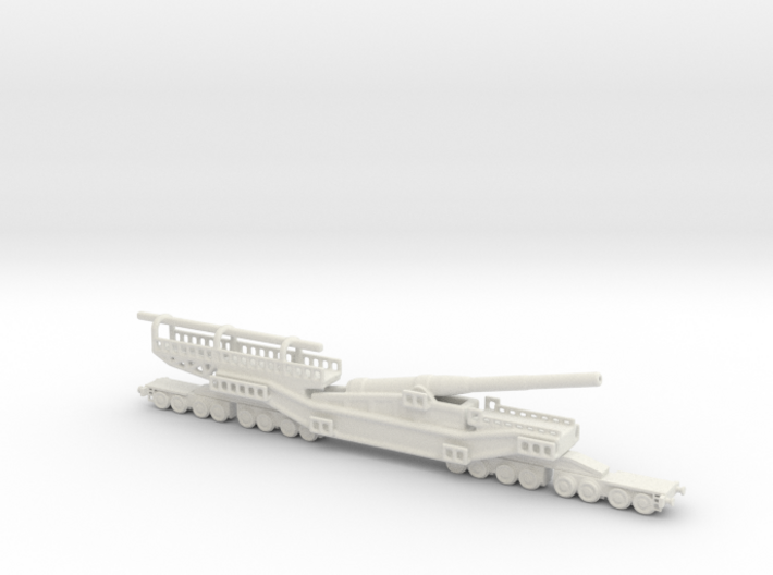 1/160 tm 3 12 railway artillery 305mm ussr russian 3d printed