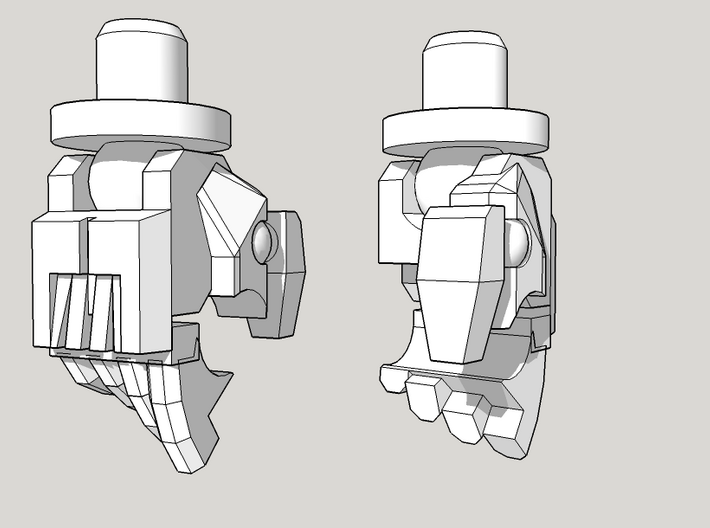 Kreon Combiner - Hand (v2) 3d printed