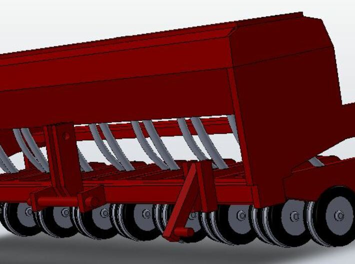 1:64 15' 5400 Soybean Special Drill Assy 3d printed 