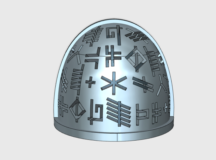 10x Neptune Runes (Etched) - G:4a Shoulder Pads 3d printed