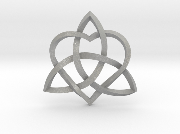 Infinity Love pendant-Twisted 1.5&quot; 3d printed
