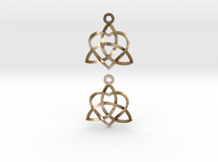 Infinity Love Earrings-Twisted 3d printed