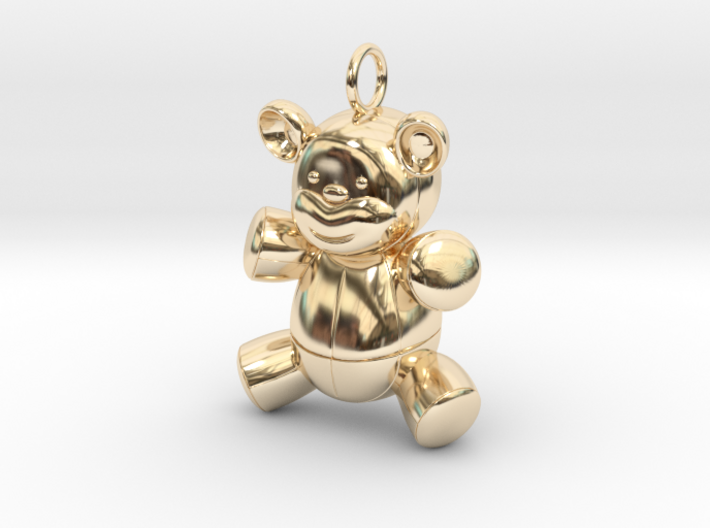 Cute Cosplay Charm - Teddy Bear 3d printed