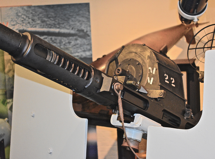 1/72 Royal Navy 20mm Oerlikon MKVIIA x1 3d printed Photographic reference